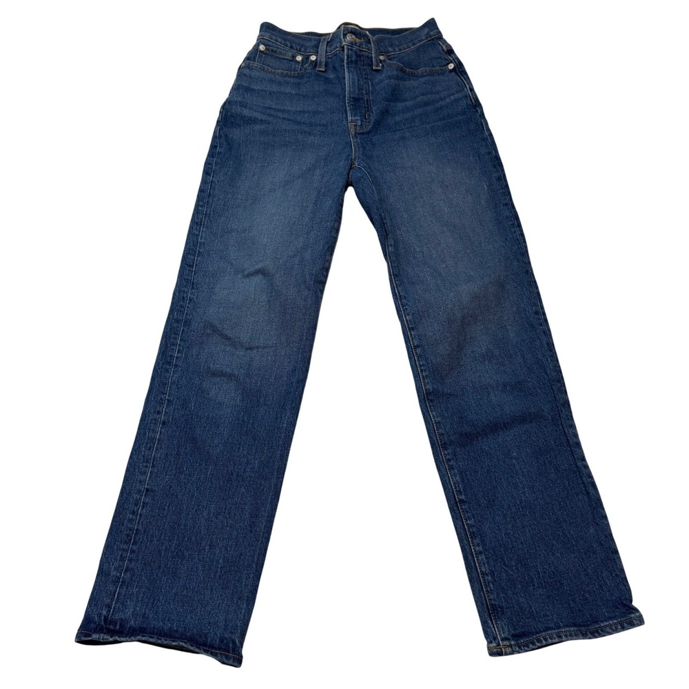 Madewell Jeans The Perfect Vintage Straight Medium Wash Size 26 High Rise Denim